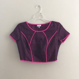 TOBI Pink Crop Top Blouse